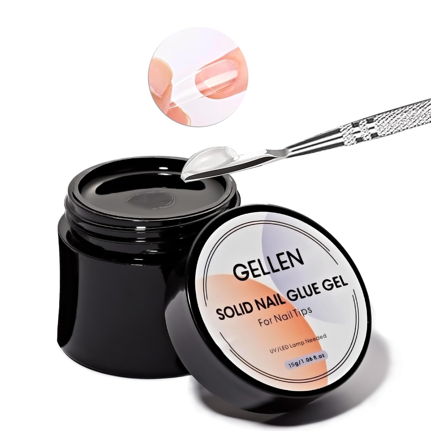 Nail Art Extension - GELLEN Gel Solide Transparent Renforçant pour