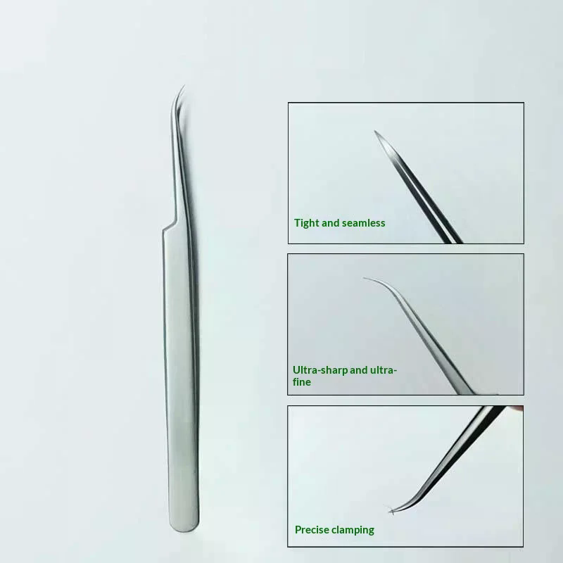 Nail Art Extension - Pince à épiler professionnelle en acier