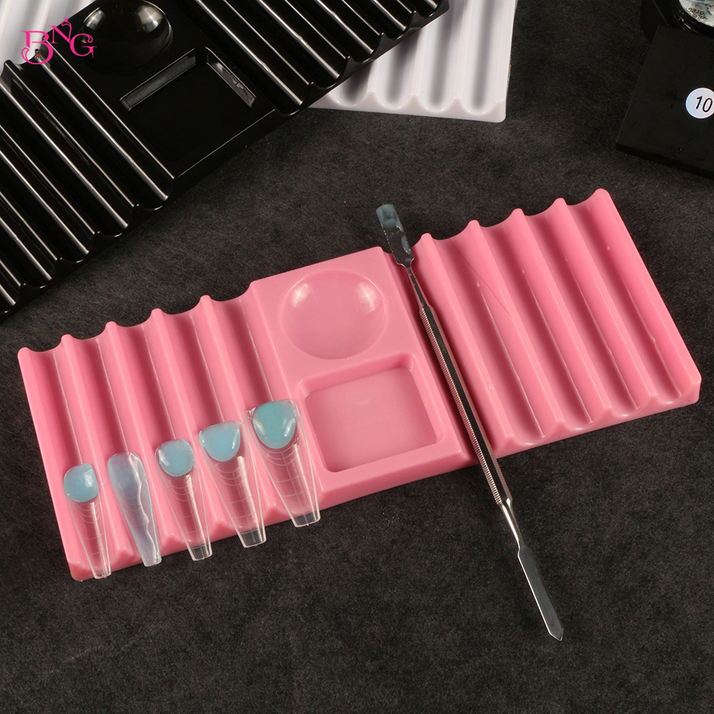 Nail Art Simple - Support double en plastique BNG pour