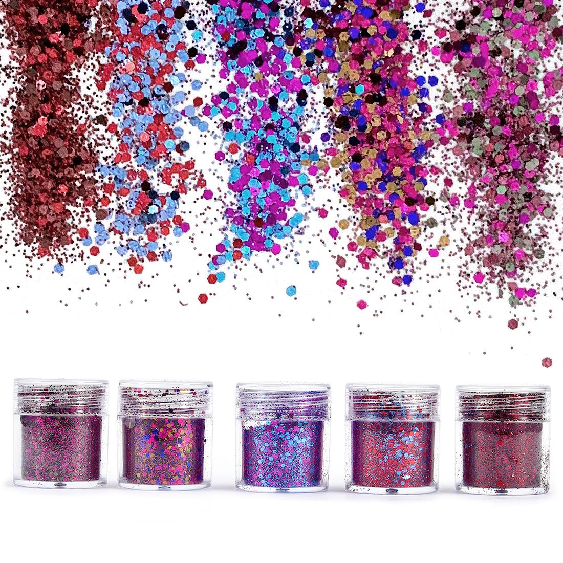 Nail Art Inspo - Poudre à paillettes onirique pour résine,