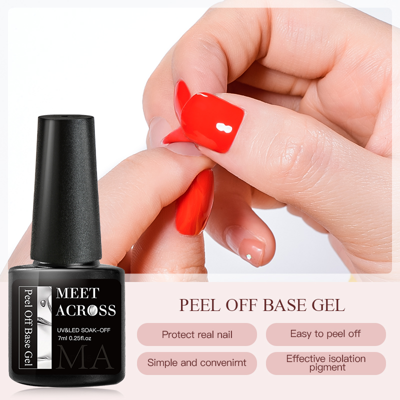 MEET ACROSS 7ml Peel Off Gel B - Peel Off Base Coat avis et prix