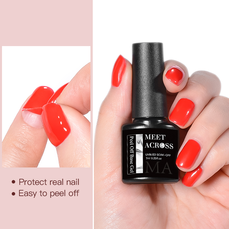 MEET ACROSS 7ml Peel Off Gel B - Peel Off Base Coat avis et prix