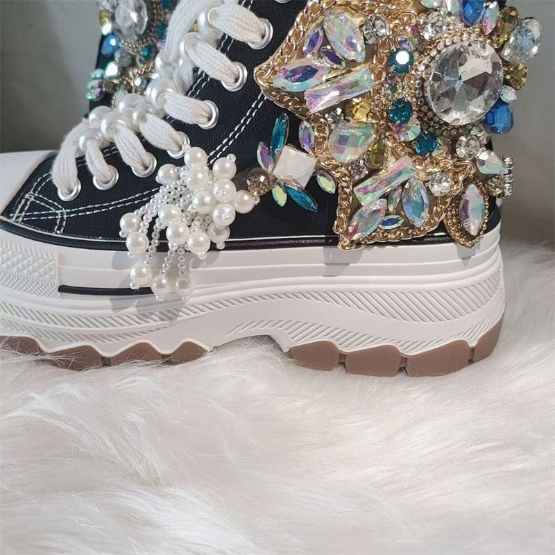 Chaussures en toile à semelle  - Rhinestone Nail Gem avis et prix