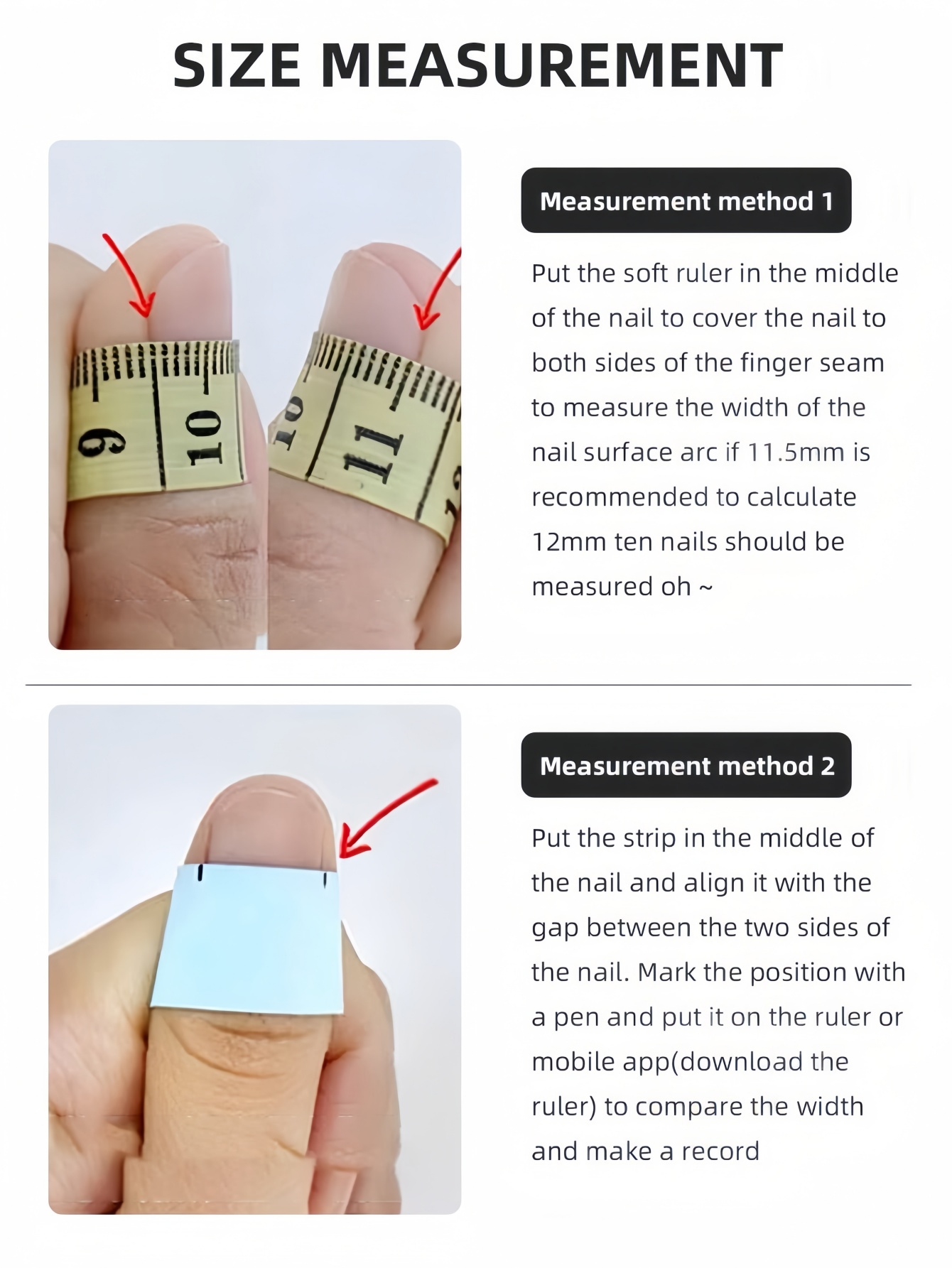 Lot de 10 faux ongles en forme - Nail Art Inspo avis et prix