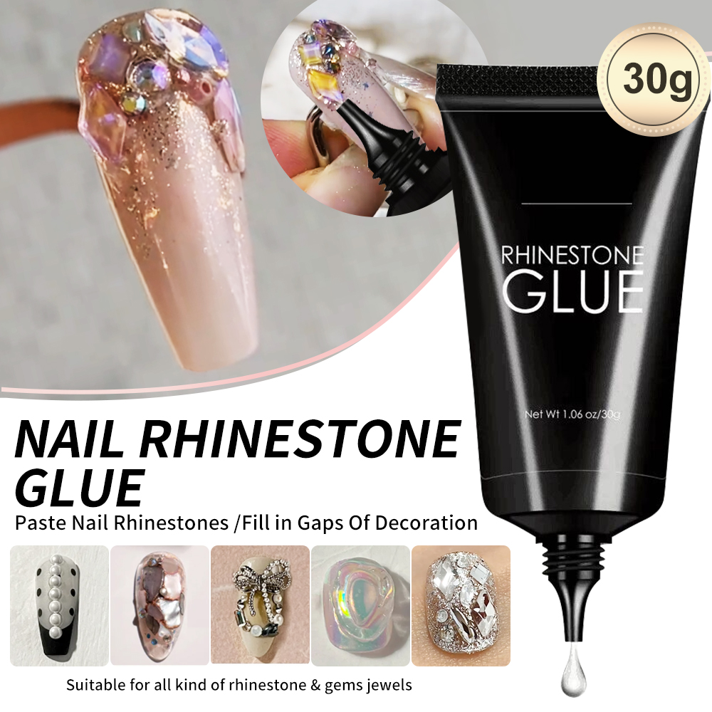 Gel Adhésif Super Bain pour Na - Rhinestone Nail Gem avis et prix