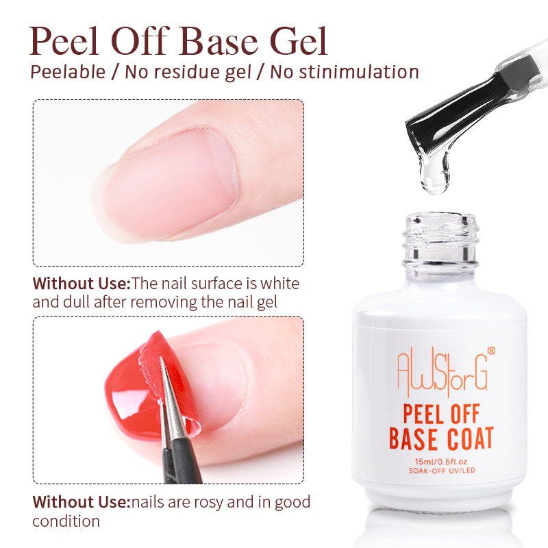 AWStorG 15ML Peel Off Base Coa - Peel Off Base Coat avis et prix