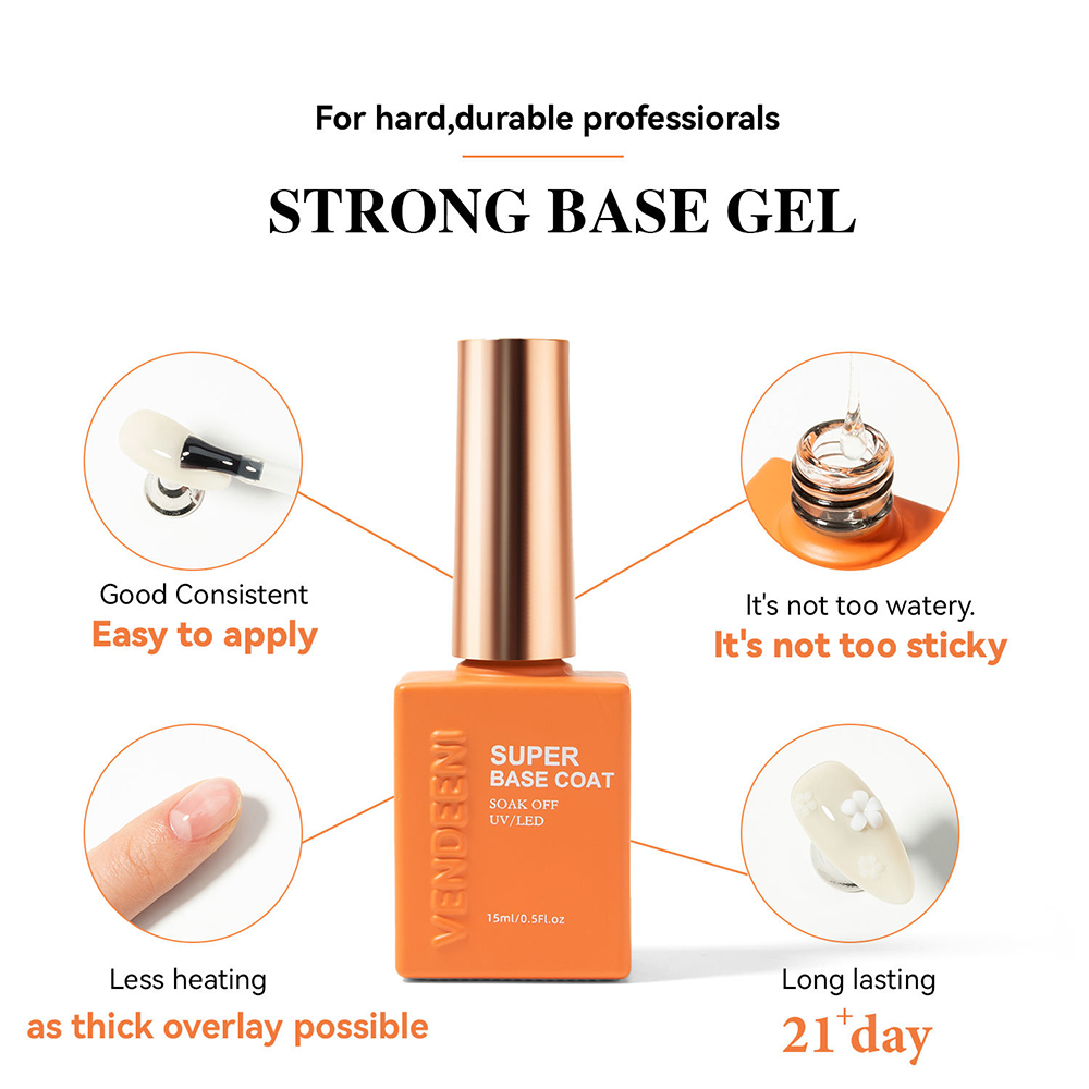 Vendeeni TPO HEMA FREE Super B - Peel Off Base Coat avis et prix