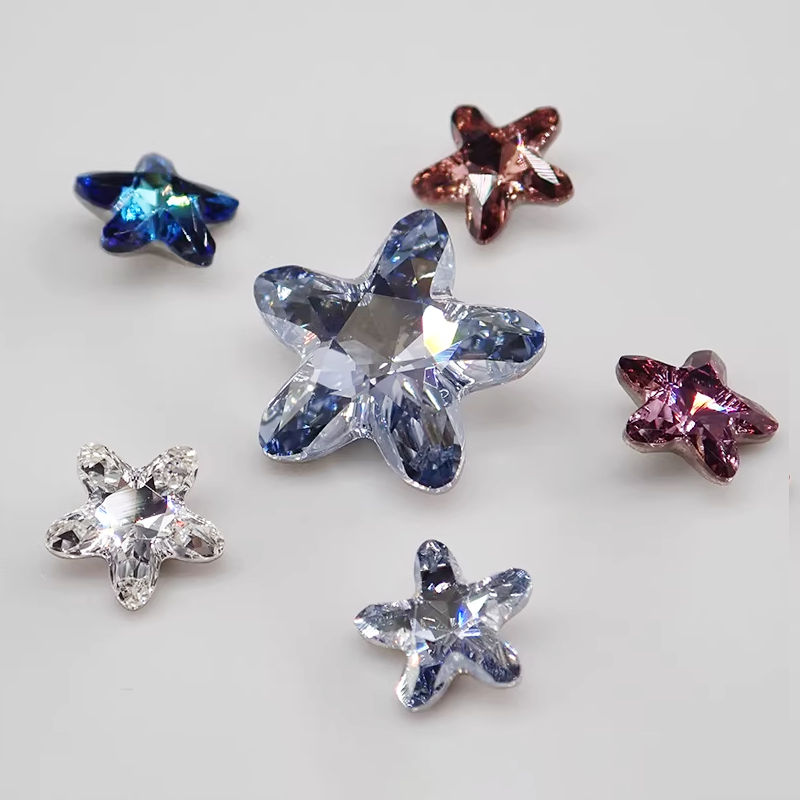 (1 pièce) 4754 Starbloom fanta - Rhinestone Nail Gem avis et prix