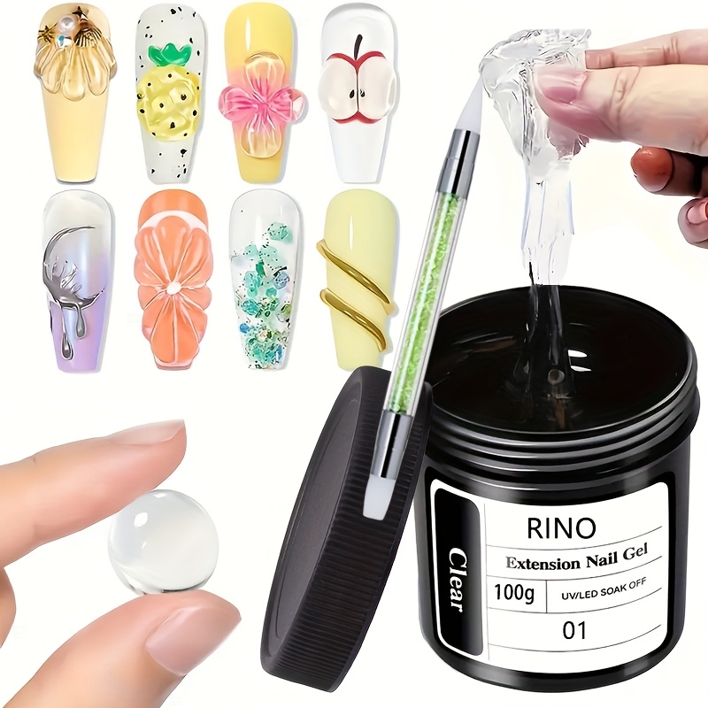 Kit de Gel UV pour Ongles 100g - Nail Art Extension avis et prix