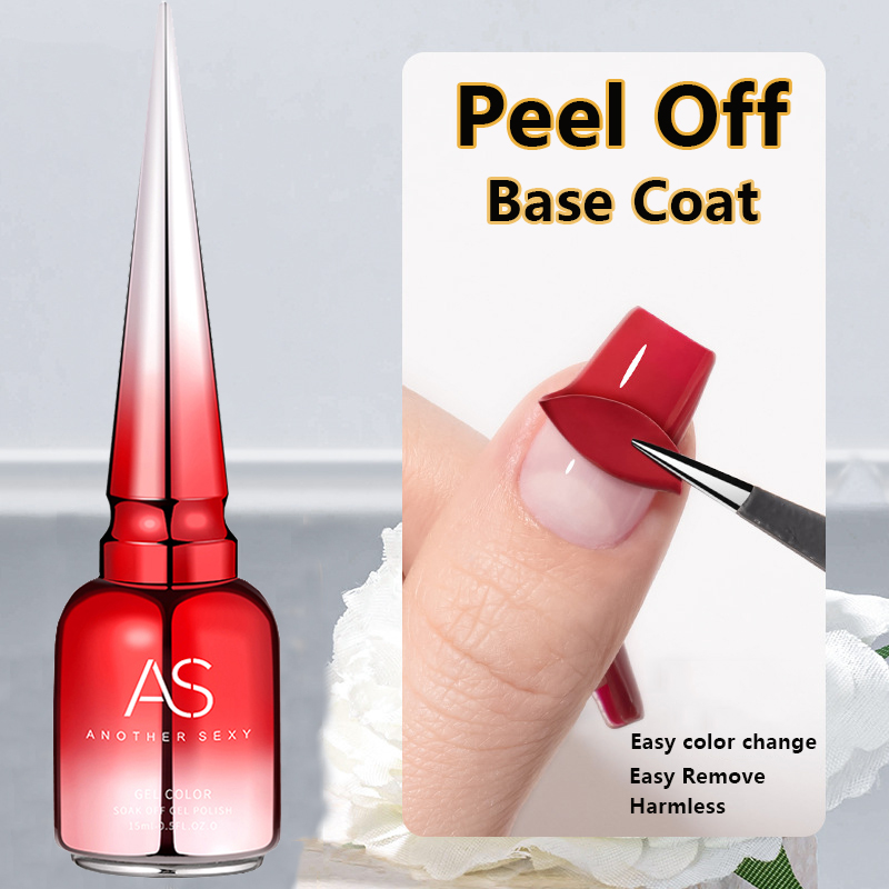 AS 15ml Peel Off Base Gel long - Peel Off Base Coat avis et prix