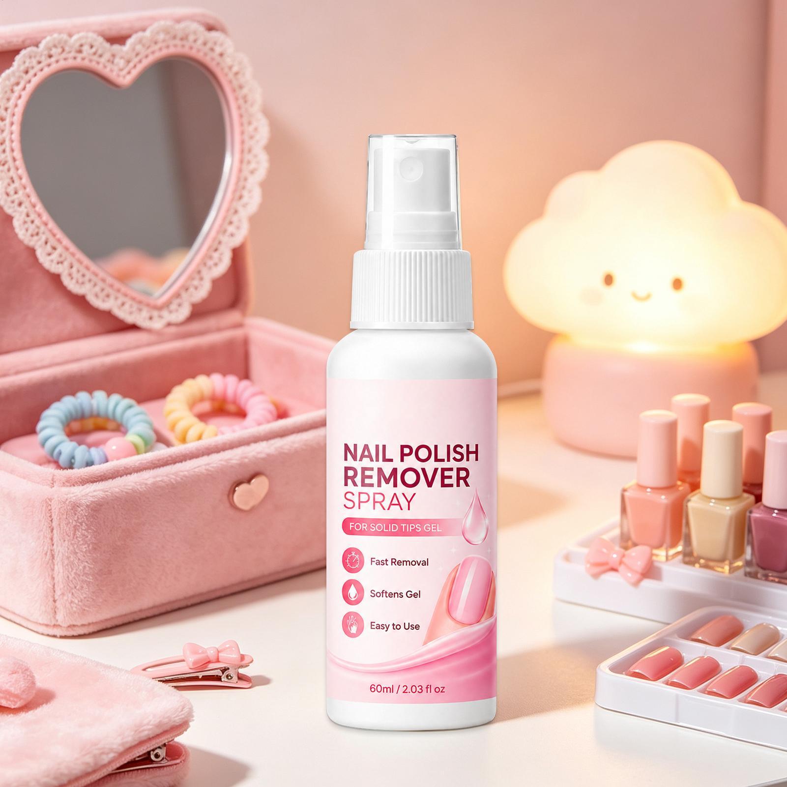 Spray dissolvant pour faux ong - Nail Art Gel Polish avis et prix