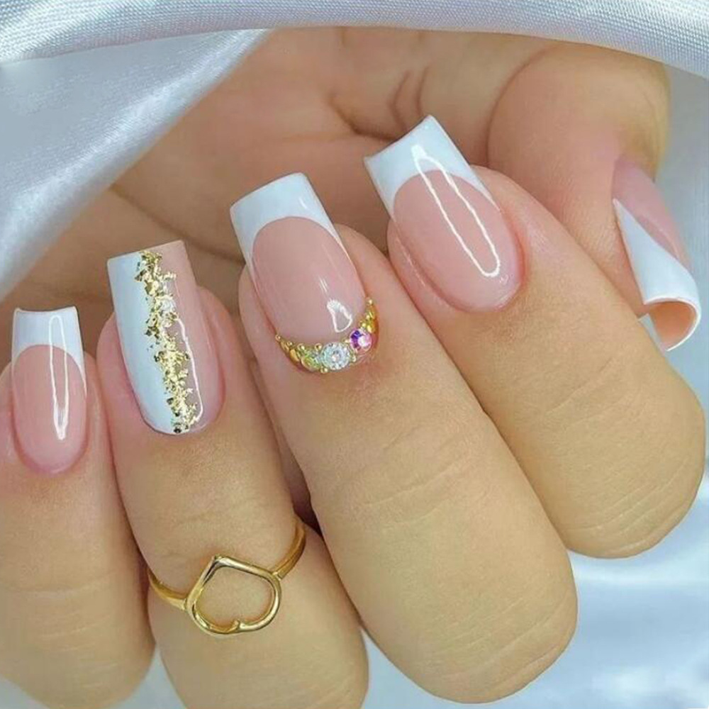 Faux ongles français irrégulie - Nail Art Simple avis et prix