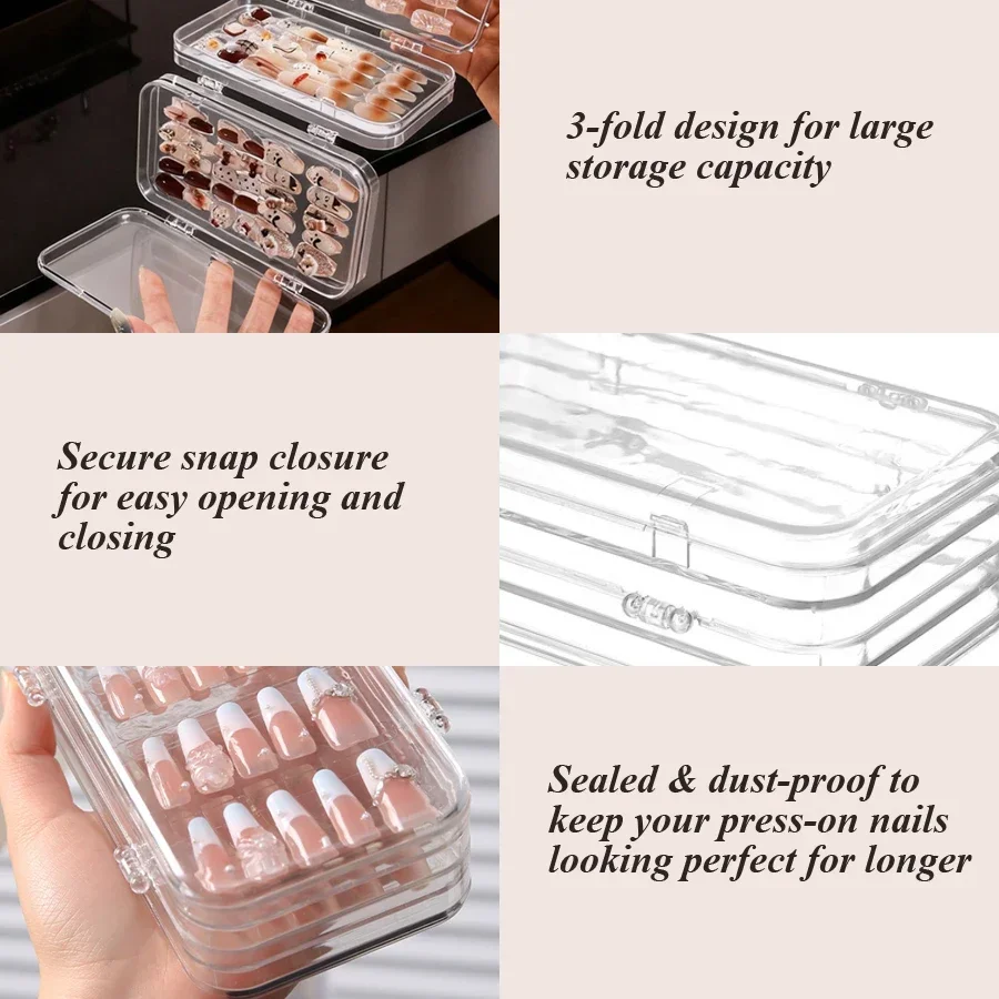 Boîte de rangement transparent - Nail Art Pinterest avis et prix