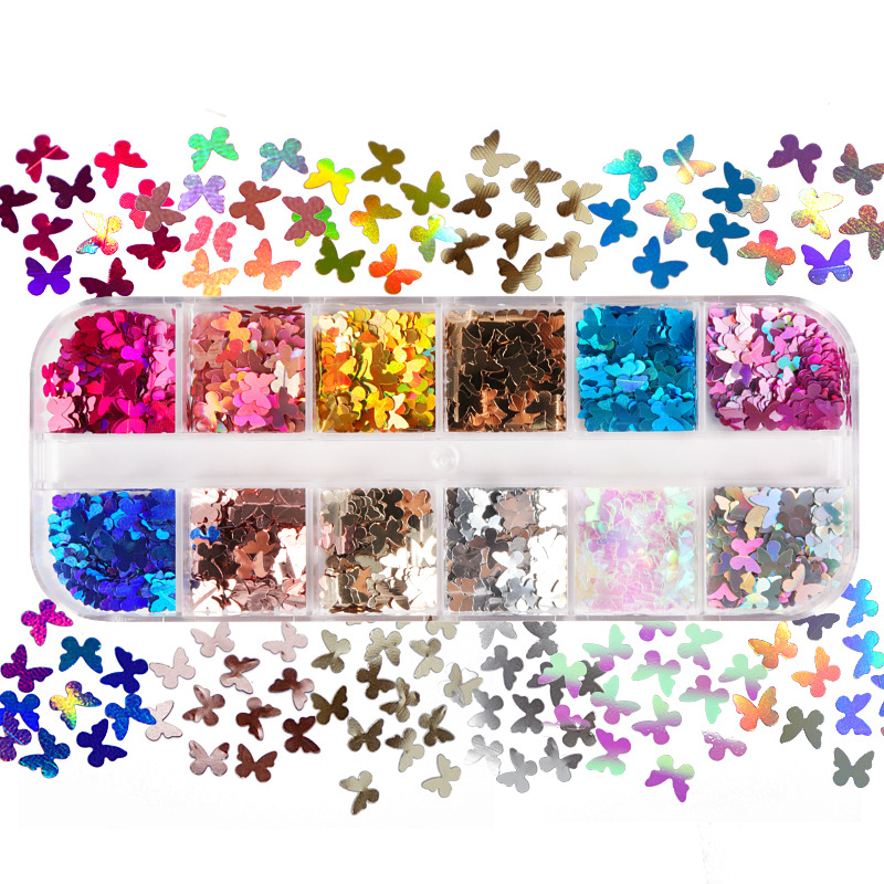 Mélange de Paillettes Papillon - Nail Art Inspo avis et prix