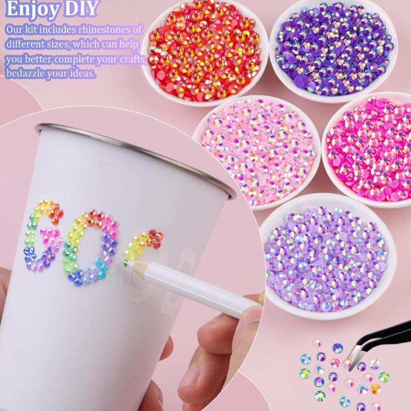Kit de strass en résine 15 cou - Rhinestone Nail Gem avis et prix