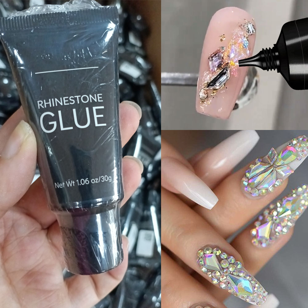 Colle à ongles biscuits pour b - Rhinestone Nail Gem avis et prix