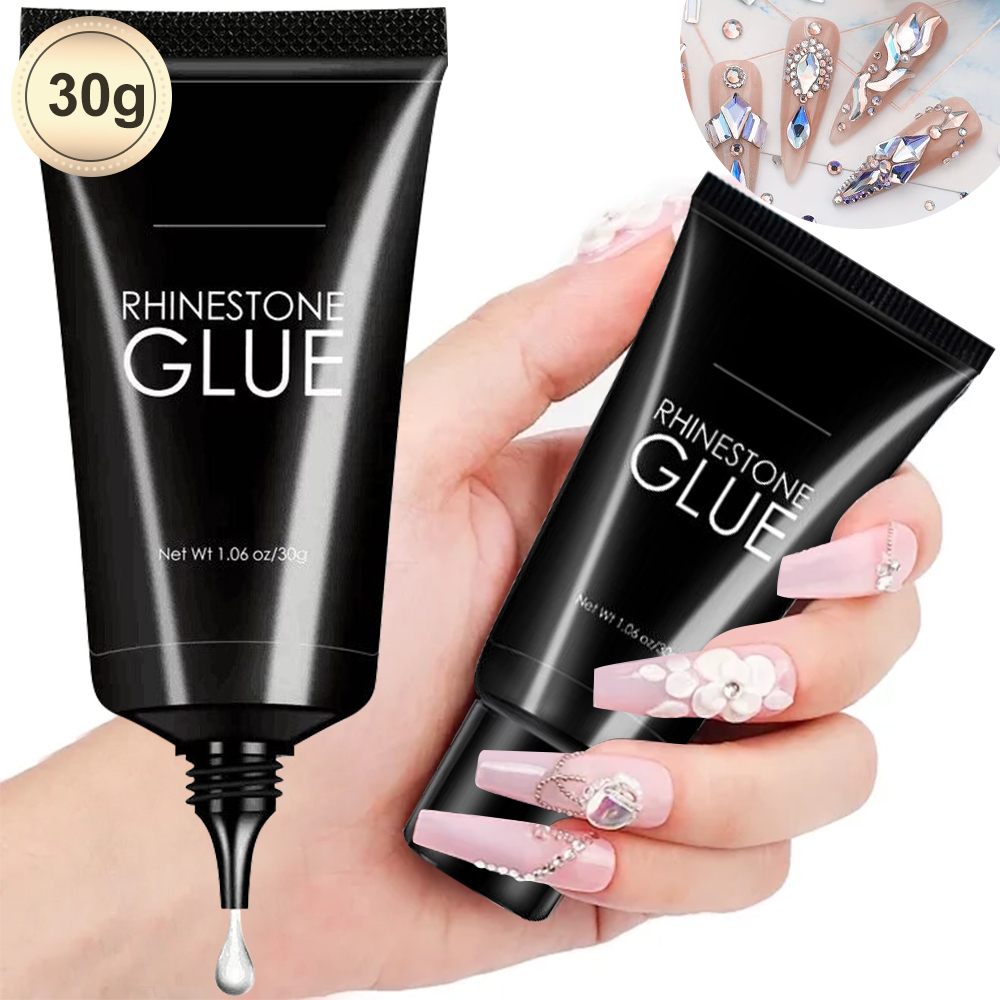 Colle à ongles biscuits pour b - Rhinestone Nail Gem avis et prix