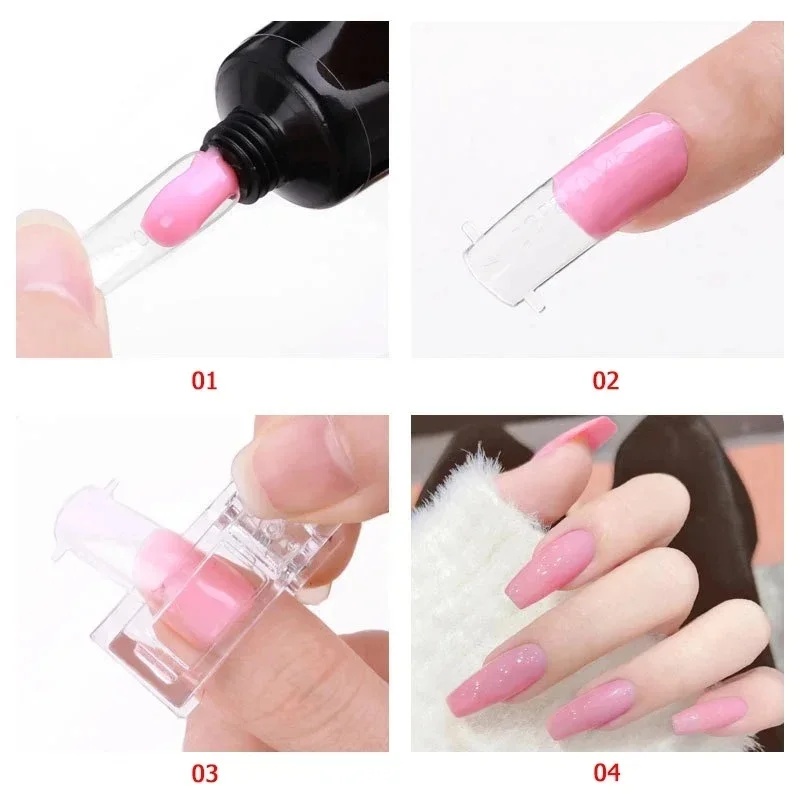 10/20 pièces de faux ongles en - Nail Art Gel Polish avis et prix